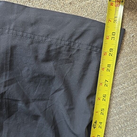 Athleta Straight Leg Womens Pants 16 Pull On Travel Lightweight Quick Dry Black - Picture 7 of 7